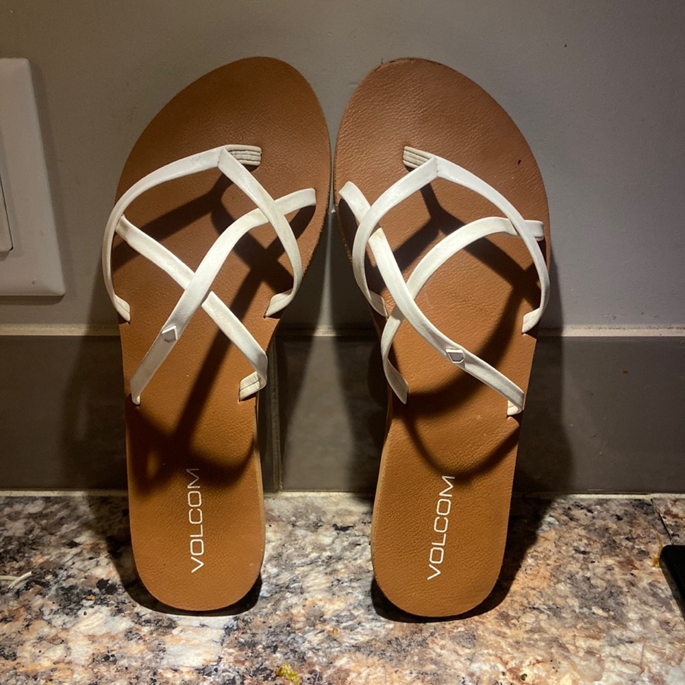 Like new condition. Volcom sandals size 8.5